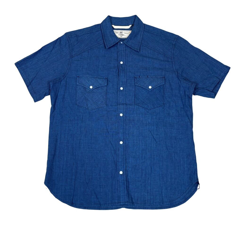 Rogue Territory RGT Short Sleeve Button Up Shirt Men's Large Western Workwear